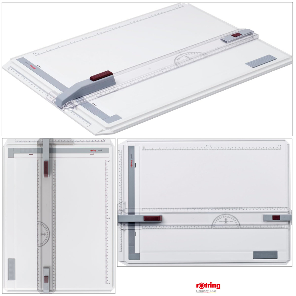 Planseta Proiectare A3 Rotring Profil, cu Sistem Dublu de Fixare si Teu Gradat STOP-and-GO [4]