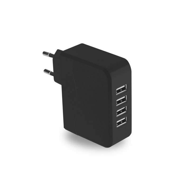 Incarcator Platinet Family 4-PORT USB 4,9A Negru [2]