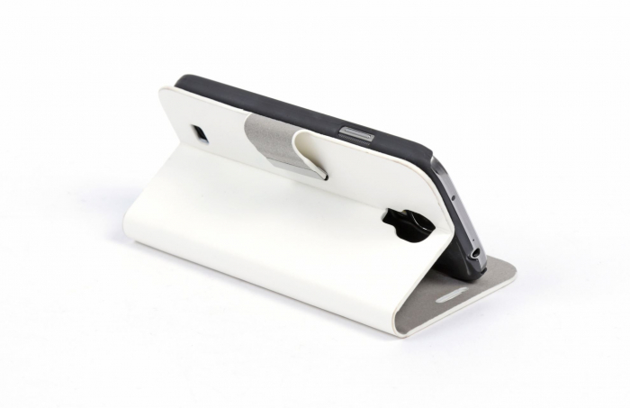 Husa din piele, Platinet, cu suport, pentru telefon Samsung Galaxy S4 [5]