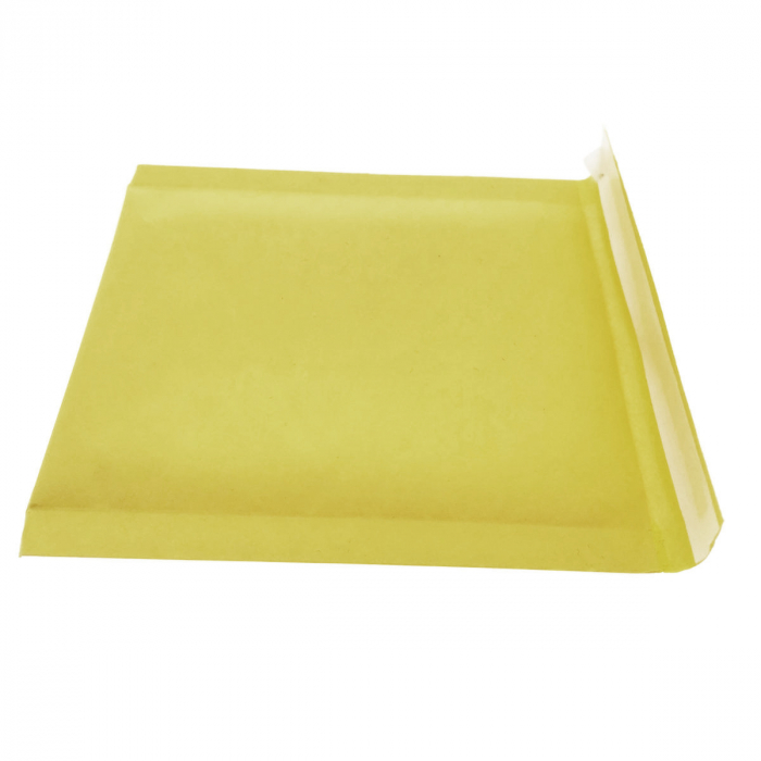 Plic anti-soc cu bule, 120 x 175 mm, A11, cu clapeta adeziva, galben [3]