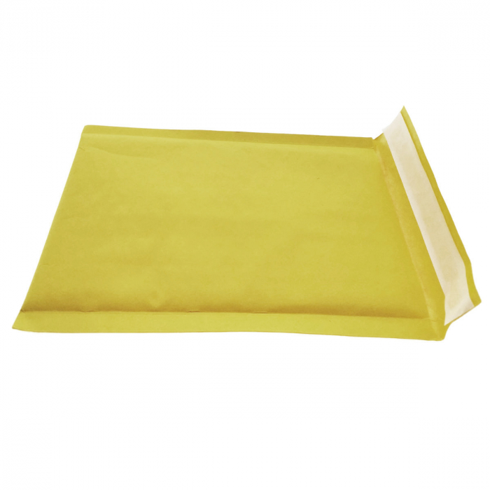 Plic anti-soc cu bule, 120 x 180 mm, cu clapeta de 40mm adeziva, galben [3]