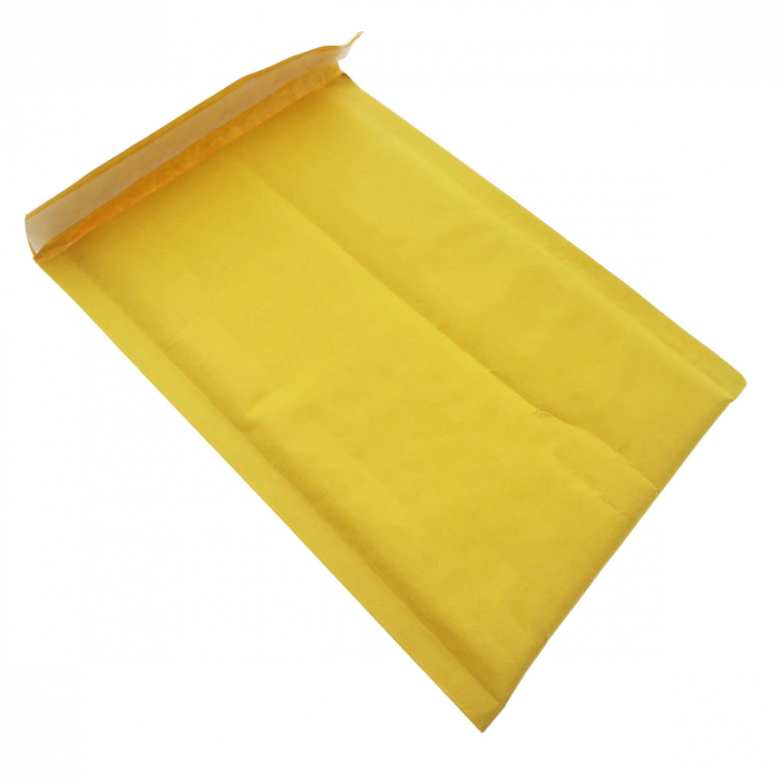 Plic anti-soc cu bule, 150 x 200 mm, cu clapeta de 40mm adeziva, galben [2]