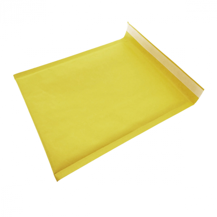 Plic anti-soc cu bule, 220 x 250 mm, cu clapeta de 40mm adeziva, galben [2]