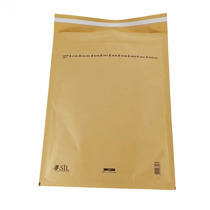 Plic anti-soc cu bule, 290 x 370 mm, 33296, cu clapeta de 30mm adeziva, maro [5]