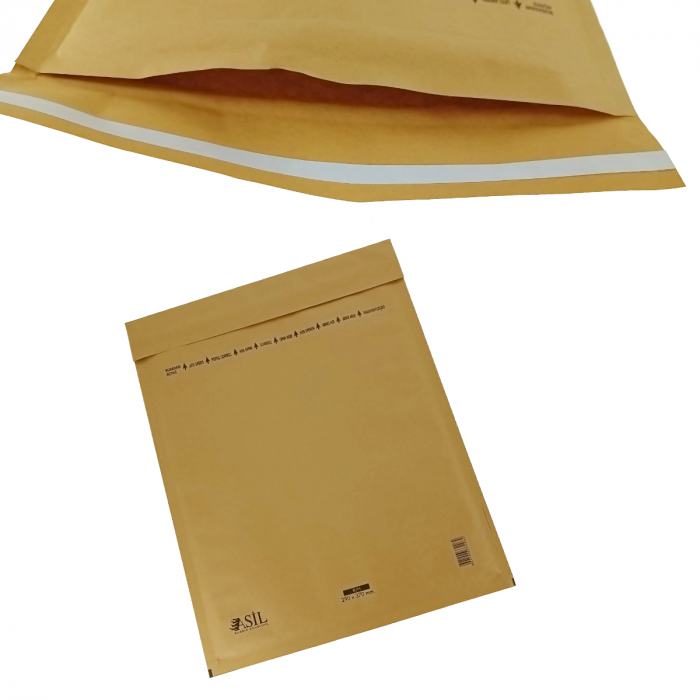 Plic anti-soc cu bule, 290 x 370 mm, 33296, cu clapeta de 30mm adeziva, maro [3]