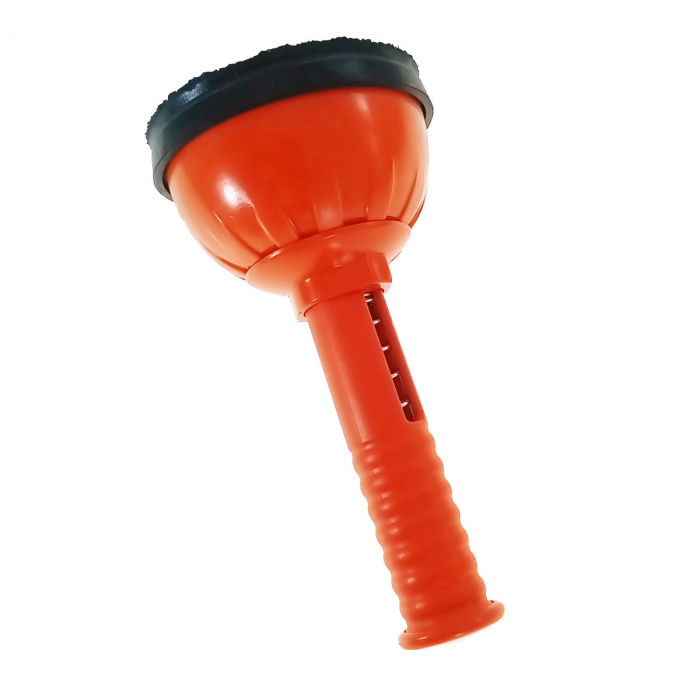 Pompa cu dubla actiune, ventuza diametru 11 cm, pentru desfundat scurgerea, aspiratie si compresie, maner de 13 cm cu arc [2]