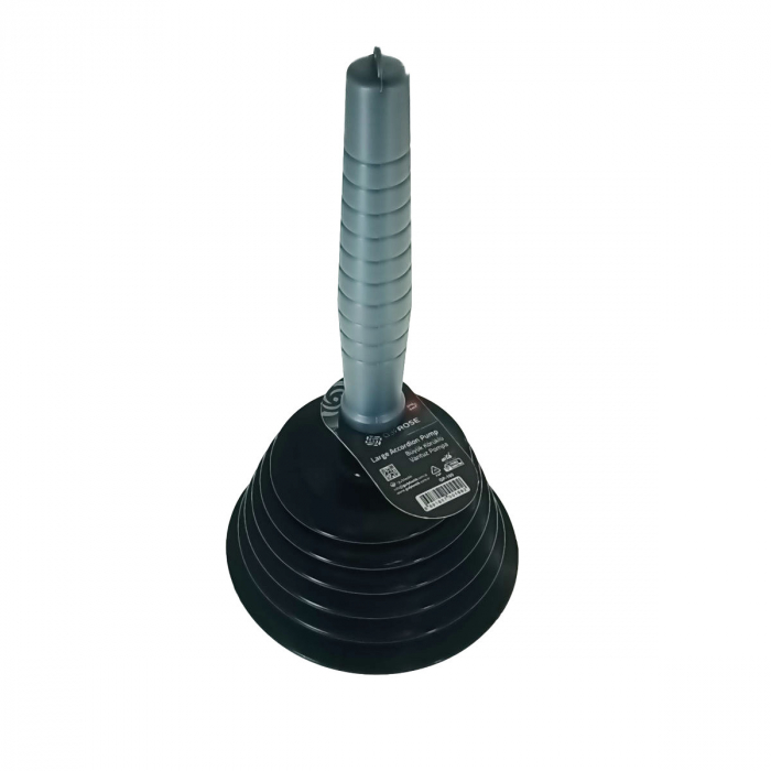 Pompa cu ventuza de 135mm din cauciuc, pentru desfundat scurgerea chiuveta si dus, YT-599-GP109, cu maner de 192 mm [3]