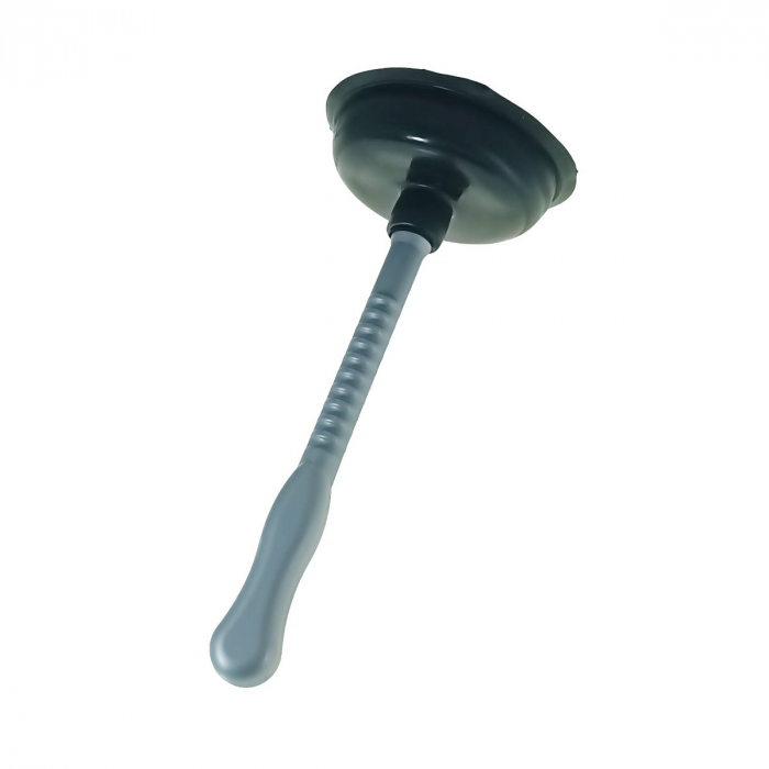 Pompa cu ventuza de 160 mm din cauciuc, pentru desfundat scurgerea chiuveta si dus, YT-600, cu maner de 300 mm [2]