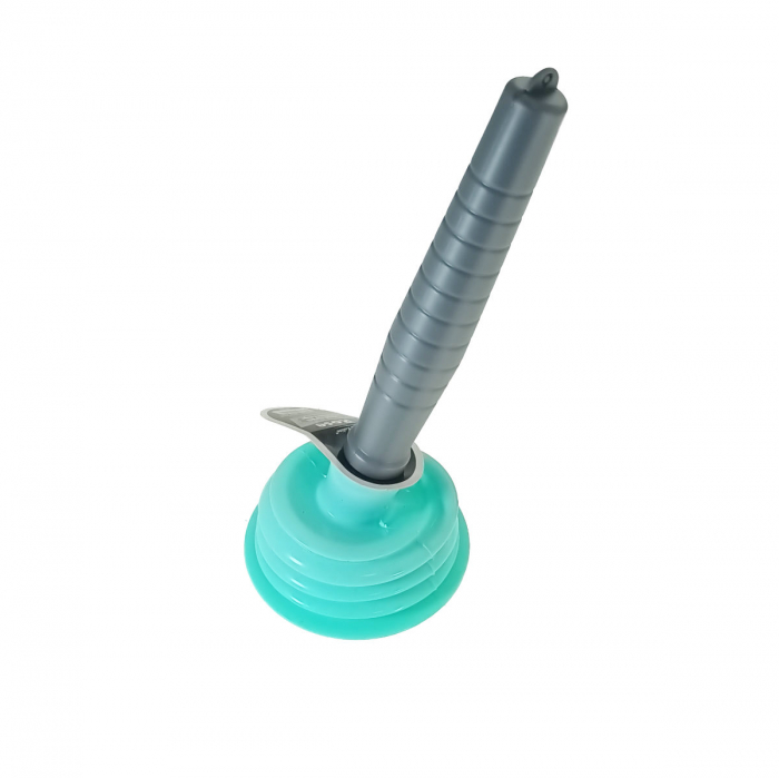 Pompa cu ventuza de 95mm din cauciuc, pentru desfundat scurgerea chiuveta si dus, cu maner de 16.5 cm [2]
