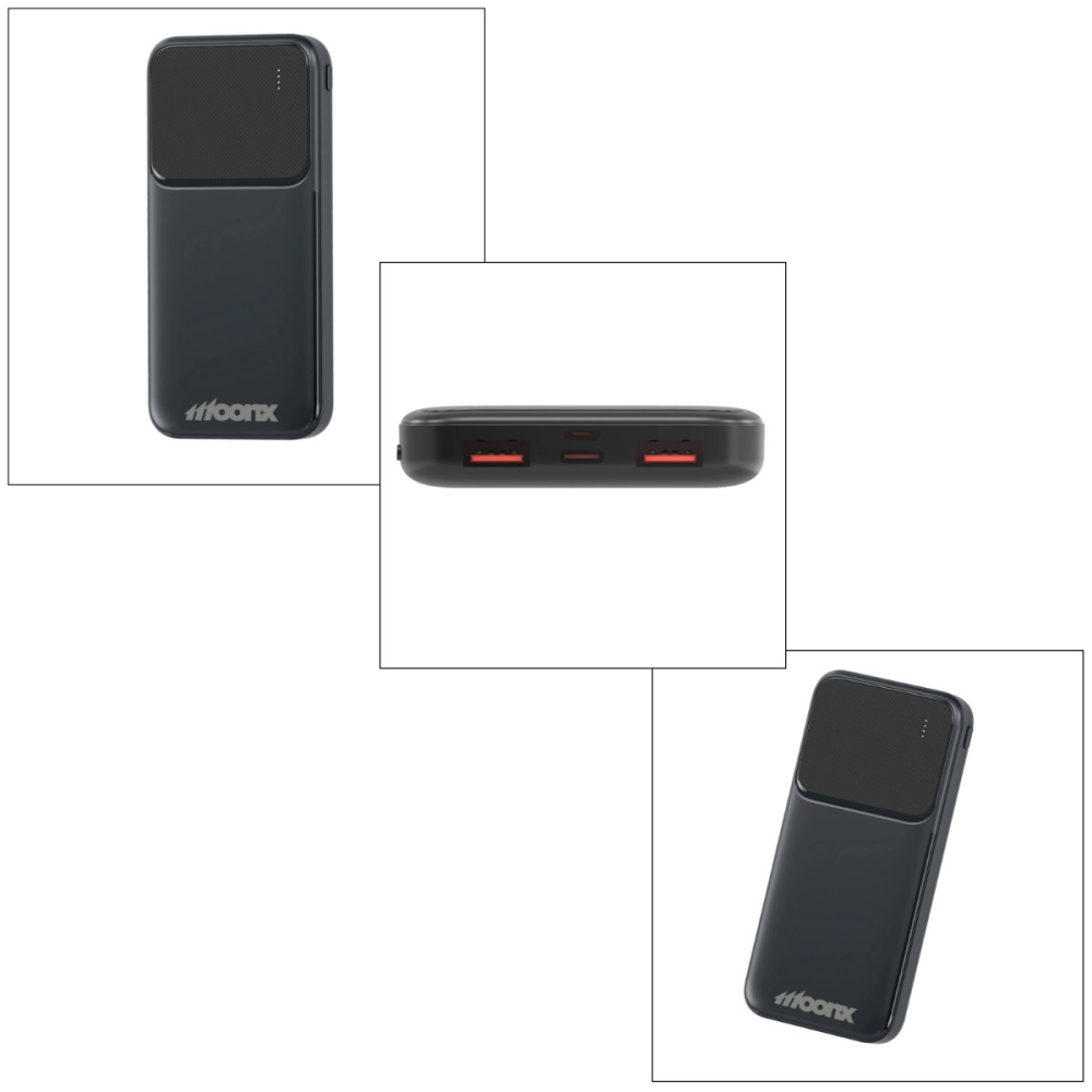 Power Bank 10000 mAh, Cu Doua Porturi USB si Intrare Duala MicroUSB/USB-C, pentru Incarcare Portabila a Telefonului, Tabletei si Altor Dispozitive, moonX [4]