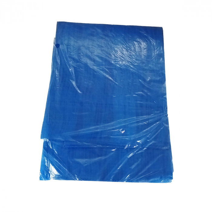 Prelata multifunctionala, 3 x 4 m, 60g/m², Top Tools, cu inele de prindere, albastra [2]