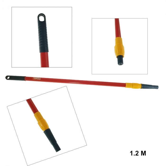 Prelungitor telescopic pentru trafalet, lungime 1.2M, rosu [5]