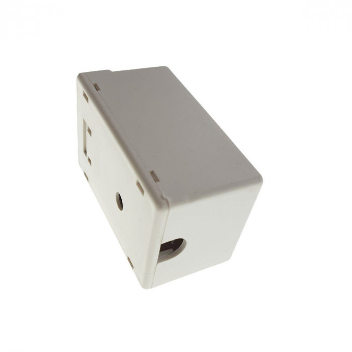 Priza cu port UTP 8P8C Cat.5e, echipata, din plastic, alba [3]