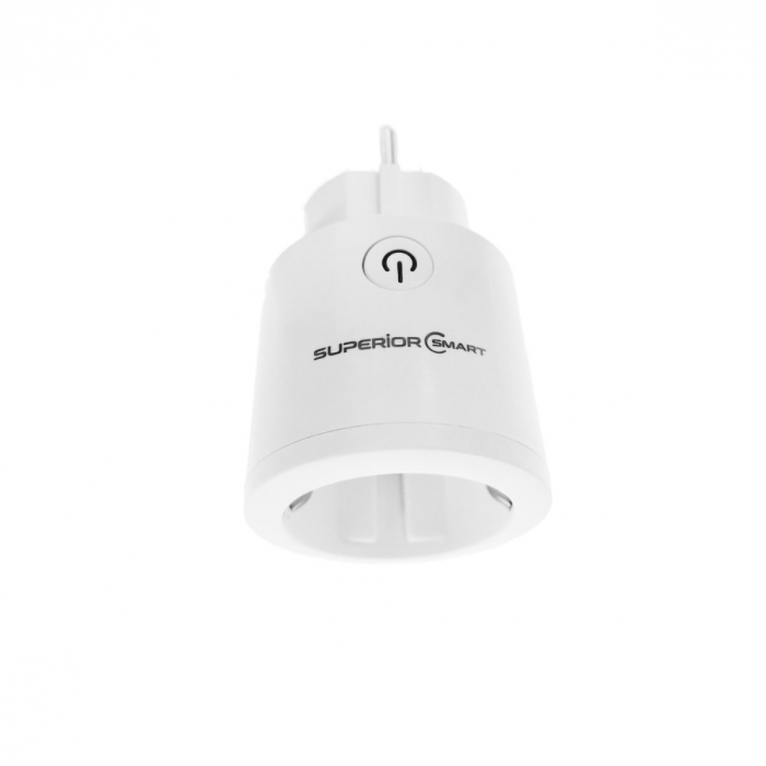 Priza schuko inteligenta Smart Superior, wireless, 110-240V AC, 16A, 50/60 Hz, alba [2]