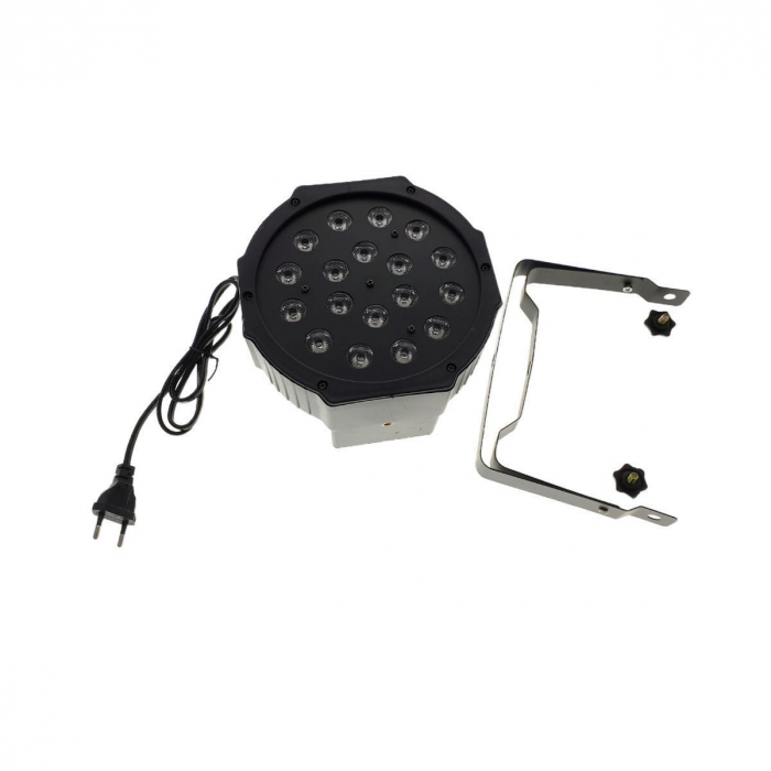Proiector 18 Led color 1WX18, DMX, joc de lumini ambiental, club, party [3]