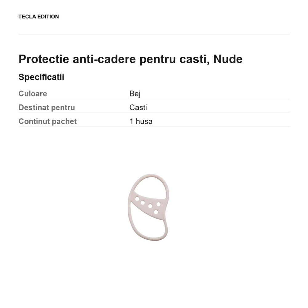 Protectie anti-cadere pentru casti, Nude [3]