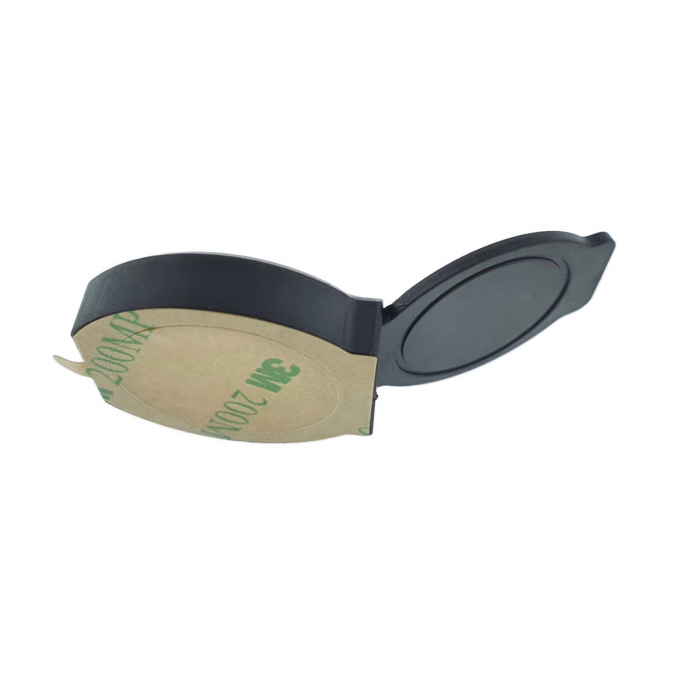 Protectie Camera Web, cu capac, 30 x 28 mm, diametru interior 20 mm, neagra [3]
