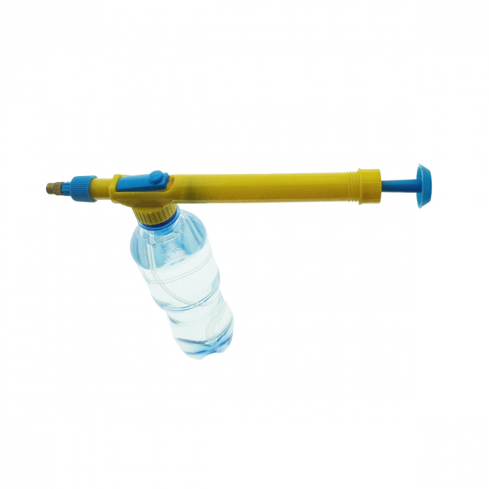 Pulverizator manual portabil sub presiune cu cap de pulverizare reglabil, pentru sticla de plastic standard [3]