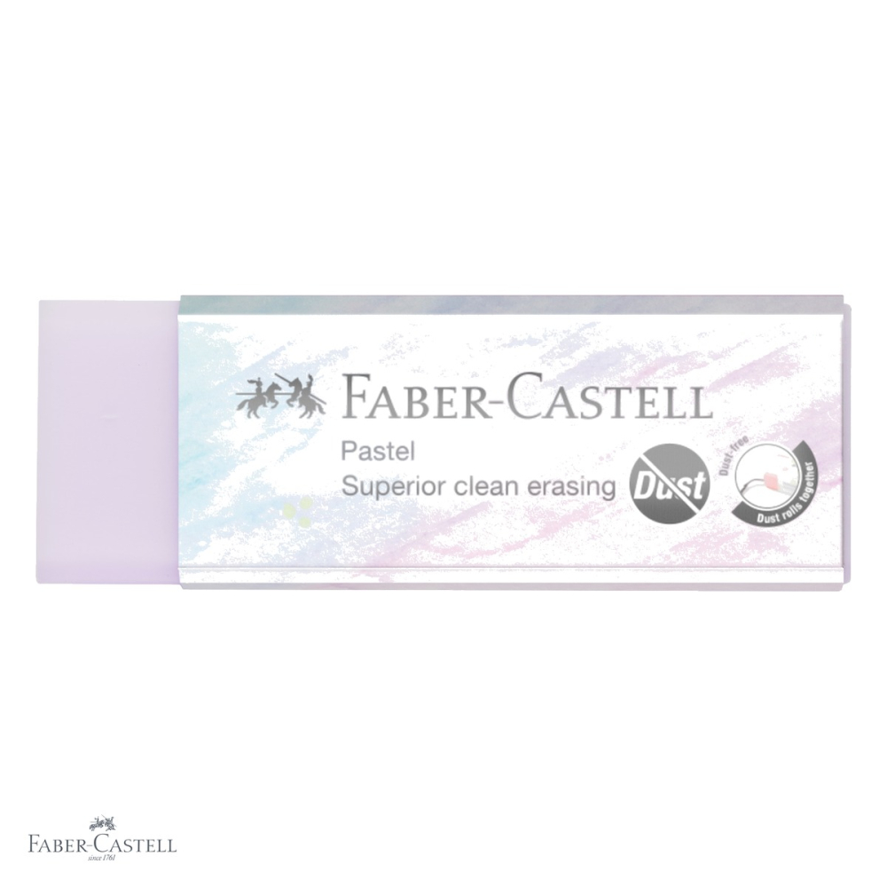 Radiera creion Faber-Castell Dust Free 20 Pastel, consistenta omogena, pentru creioane grafit [4]