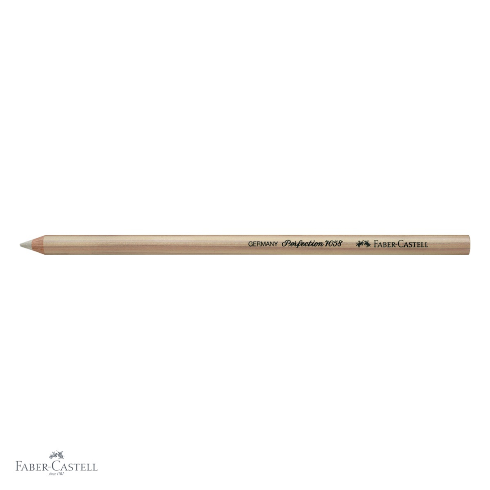 Radiera dubla Faber-Castell Perfection 7058, creion grafit si tus, fara latex, pentru corecturi precise [4]