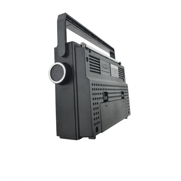 Radio portabil clasic, 12 benzi radio FM/TV/MW/SW1-9, antena telescopica, VT-42010, dimensiuni 22 x 12.5 x 6 cm, ABS, negru [3]