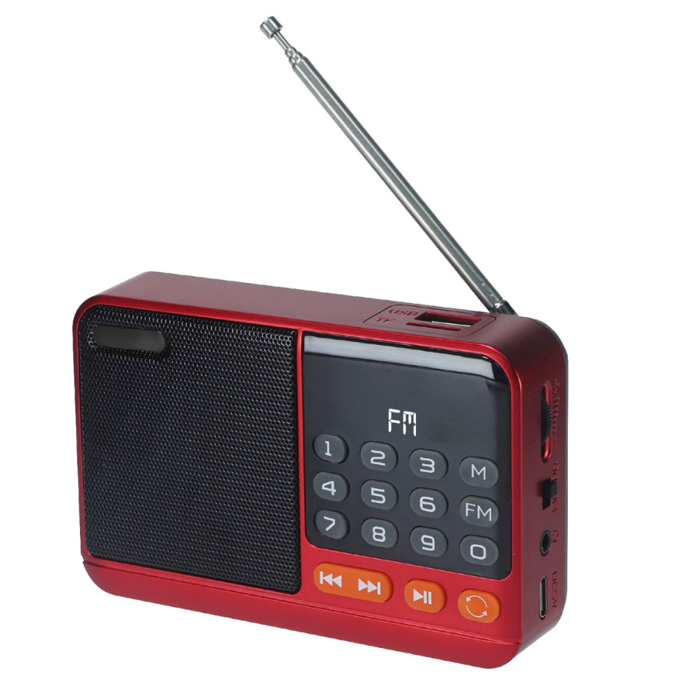 Radio Portabil Multifunctional Setty SFM-01M cu Bluetooth, FM, USB, MicroSD si Antena Retractabila, pentru Ascultare Acasa si in Calatorii [1]