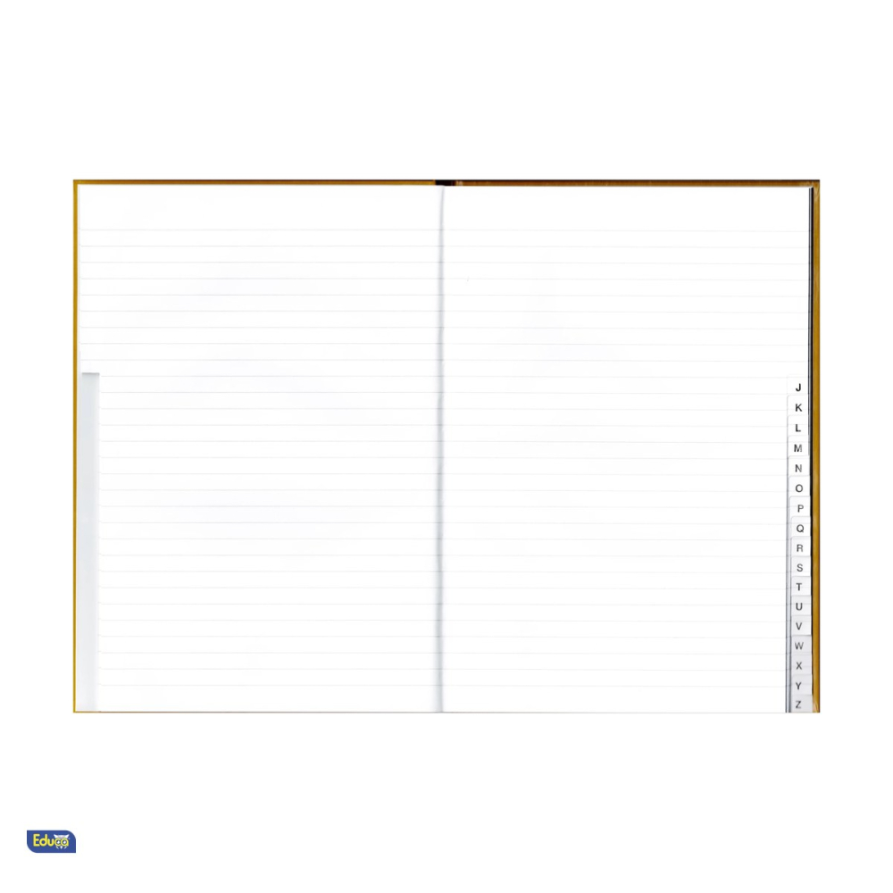 Registru repertoar Educa A4 cu index alfabetic, 192 file, dictando, 60 g/mp, coperta monocrom [4]
