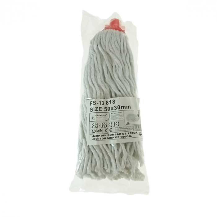 Rezerva mop din bumbac, alb, 150Gr [4]