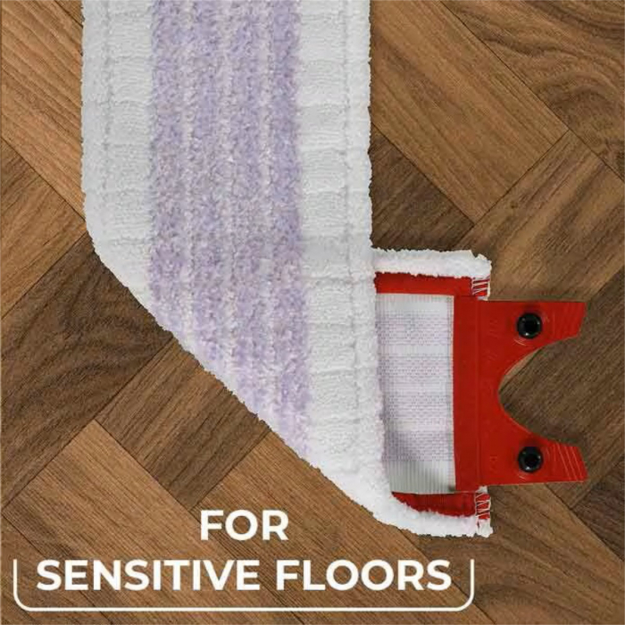 Rezerva mop plat Vileda Ultramax Care 24255, din microfibre reciclate, dimensiuni 26.5 x 15 x 2.7 cm, lavabila [3]