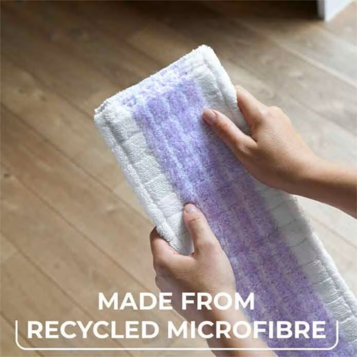 Rezerva mop plat Vileda Ultramax Care 24255, din microfibre reciclate, dimensiuni 26.5 x 15 x 2.7 cm, lavabila [2]