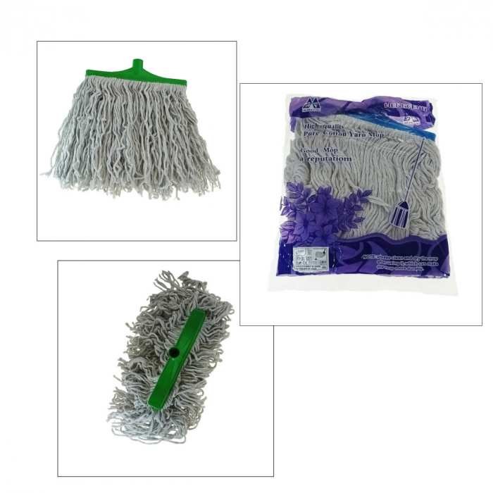 Rezerva mop plat, cu filet universal, alb, 400 g [3]