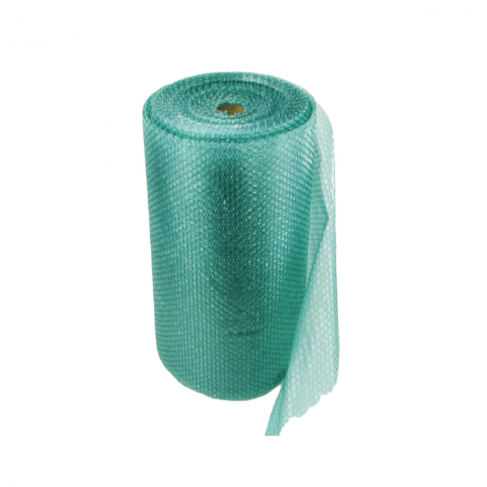 Rola 100 m de folie cu bule de aer, latime 100 cm, 50 g / mp, pentru ambalare si protectie, verde [3]