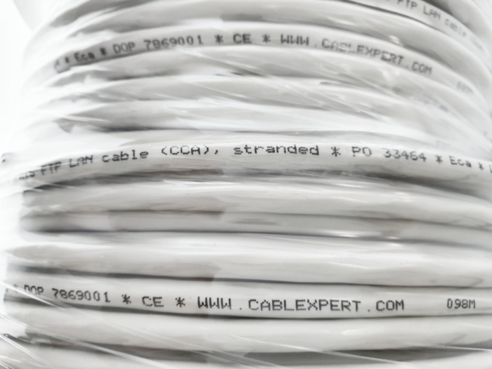 Cablu FTP ecranat , CCA, Cat6, Rola 100m, gri, FPC-6004-L/100 [7]