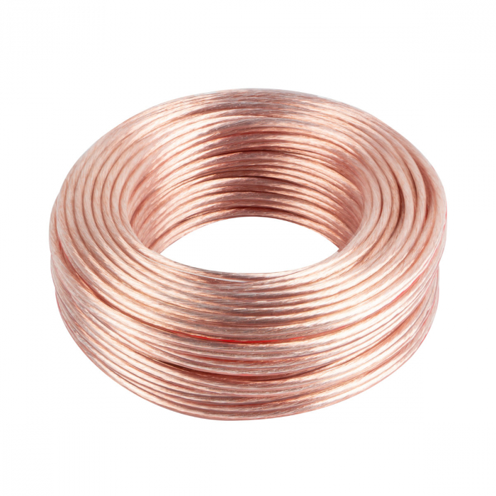 Rola 25m cablu pentru boxe, 2 x 1.5mm2, Lanberg 42956, din cupru, transparent [3]