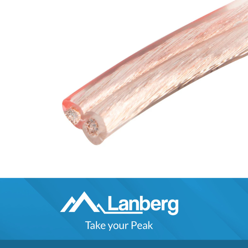 Rola Cablu Audio Boxe 2X1.0MM2 100M Transparent, pentru Transmisie Lunga si Instalatii Fixe, Cupru CCA [3]