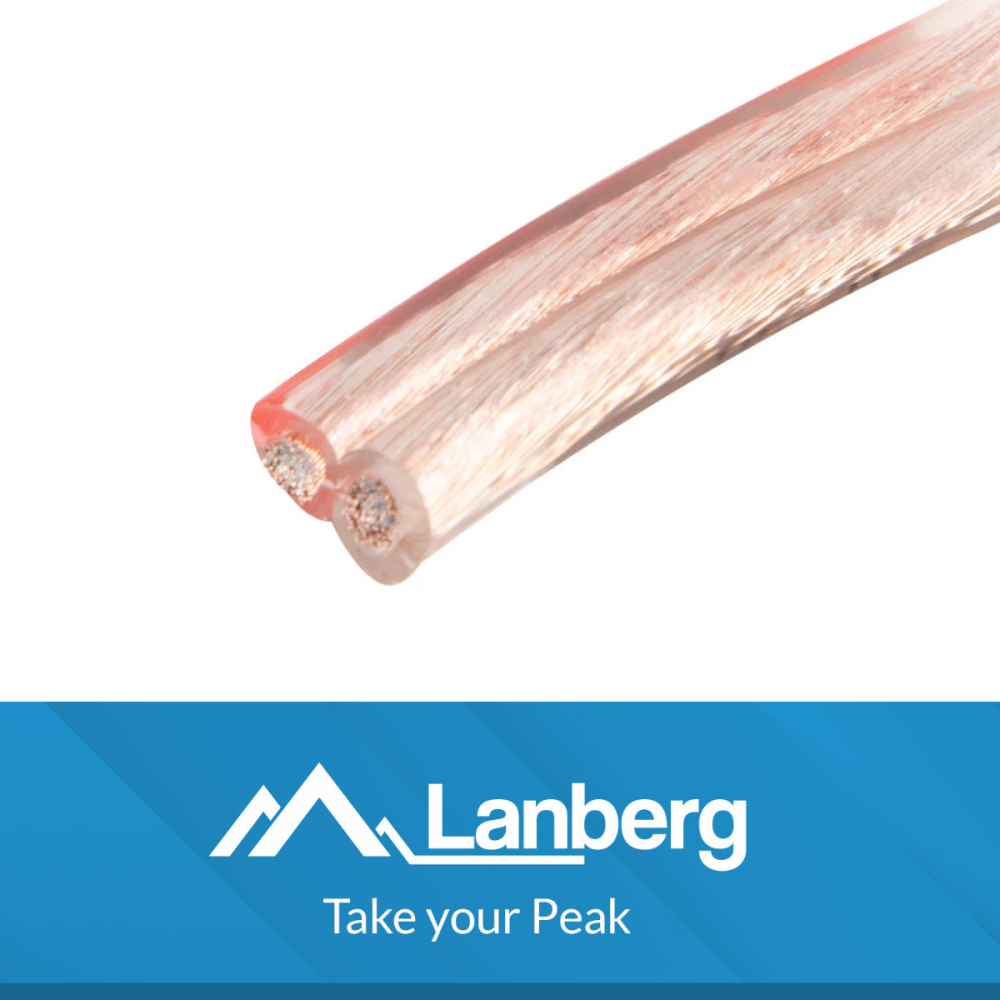 Rola Cablu Audio Boxe Profesional 2X1.5MM2, 100M, Transparent, pentru Instalatii Fixe si Difuzare Sonora, Cupru CCA [3]