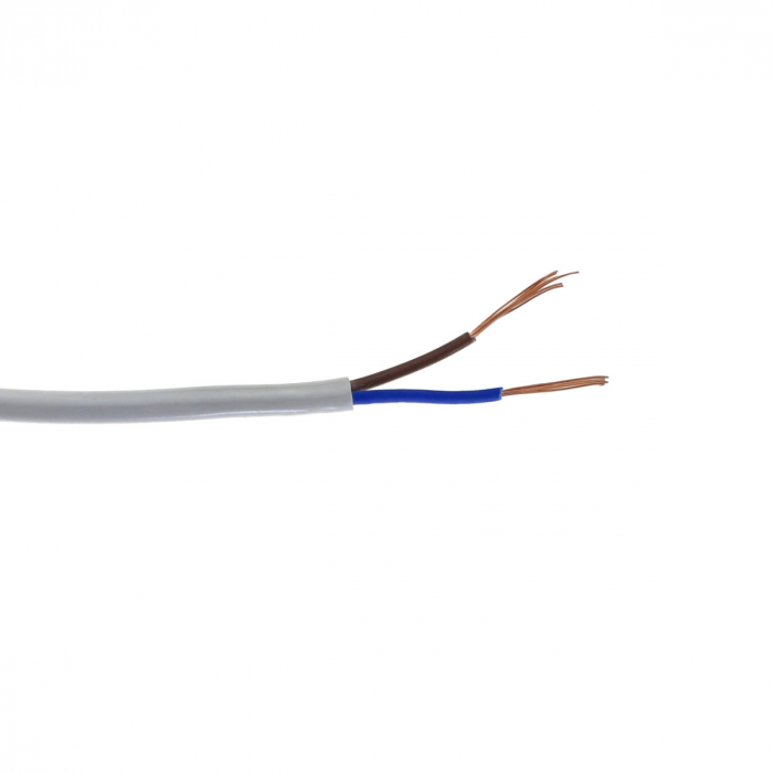 Rola cablu electric MYY-UP, 2 x 0.5 mm2, din cupru, 100m, CEMYY-UP2-0.50-WH, 2C, 300/500V, alb [4]