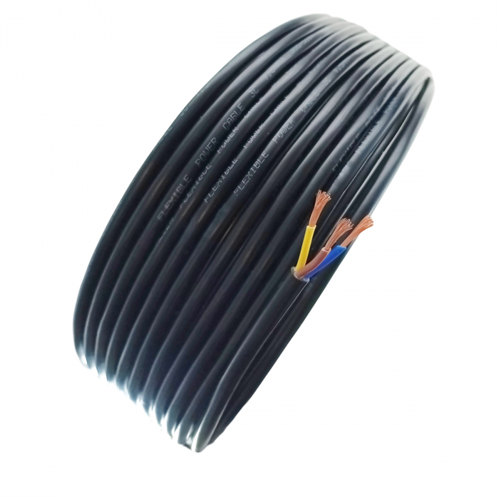Rola cablu electric MYYM, 3 x 1.5 mmp, 100m, din cupru, CEMYYM-3-1.5MM-BK, 3C, 300/500V, negru [5]