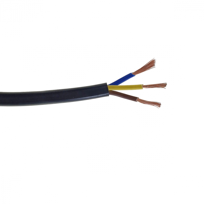 Rola cablu electric MYYM, 3 x 1.5 mmp, 100m, din cupru, CEMYYM-3-1.5MM-BK, 3C, 300/500V, negru [4]