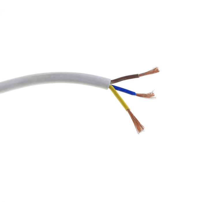 Rola cablu electric MYYM, 3 x 1.5 mmp, din cupru, 100m, CEMYYM-3-1.5MM-WH, 3C, 300/500V, alb [4]