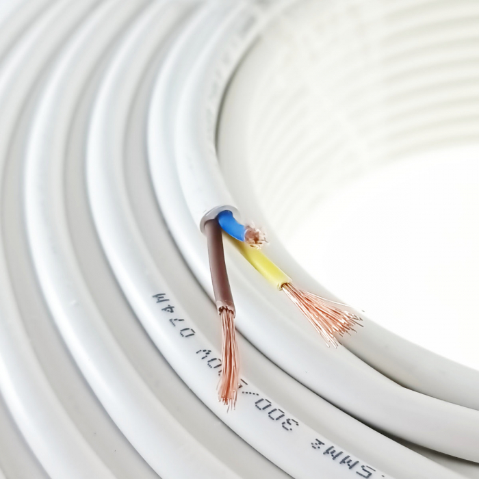 Rola cablu electric MYYM, 3 x 1.5 mmp, din cupru, 100m, CEMYYM-3-1.5MM-WH, 3C, 300/500V, alb [5]