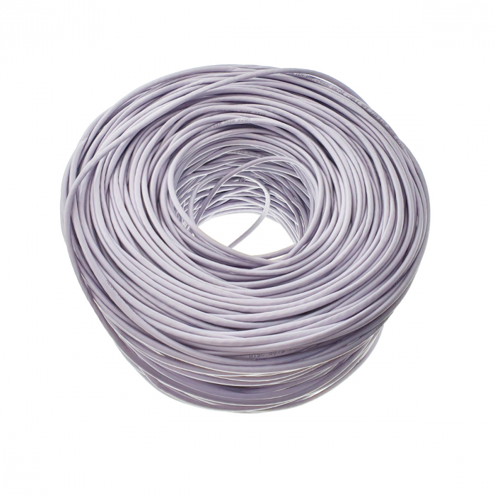 Rola cablu UTP, Alien 00124, cat 5e, lungime 305m, AWG 24, CCA, de legatura retea, ethernet, gri [4]