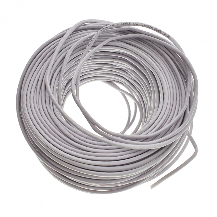 Rola cablu UTP, Alien 00127, cat 5e, lungime 100 m, AWG 24, CCA, de legatura retea, ethernet, gri [3]