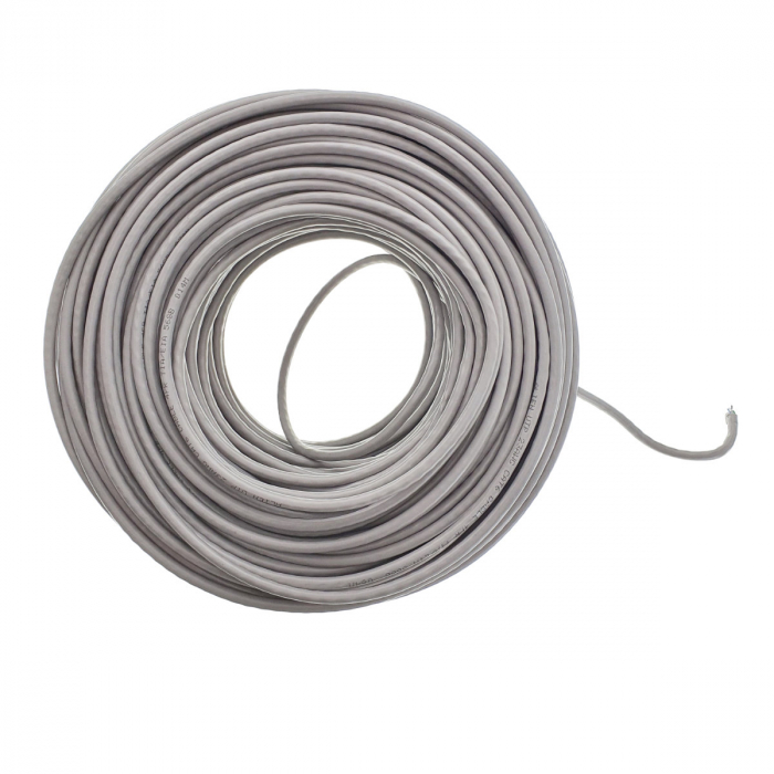 Rola cablu UTP, Alien 00129, cat6e, lungime 100 metri, CCA, AWG 23, de legatura retea, ethernet, gri [3]