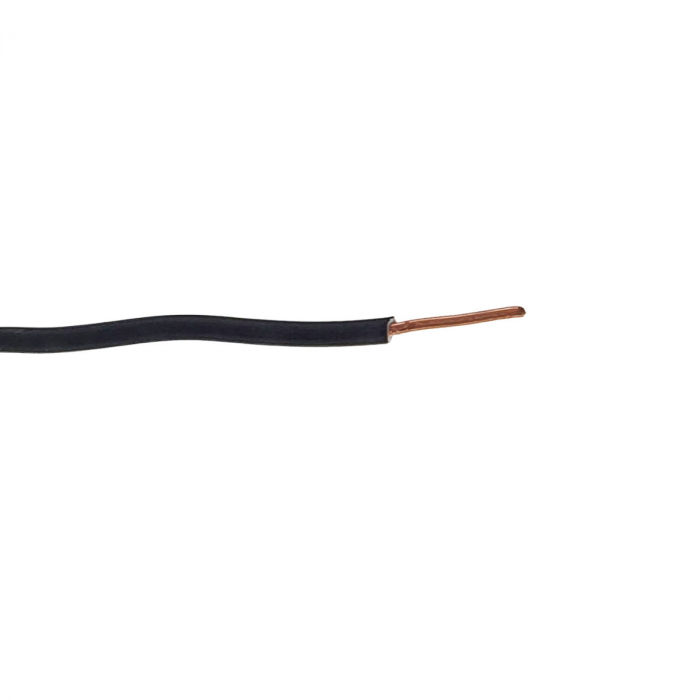 Rola conductor electric, 2.5 mmp, din cupru, 100 m, FE-40912-BK, negru [4]