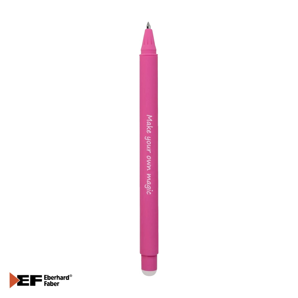 Roller erasable 0.7 mm albastru Eberhard Faber Unicorn, cerneala termosensibila stergibila, pentru scoala [4]