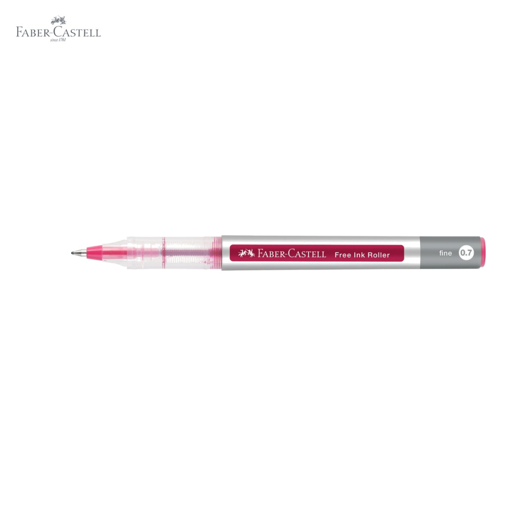 Roller Faber-Castell Free Ink 0.7mm, varf conic, cerneala visinie, scriere fina si confortabila [5]