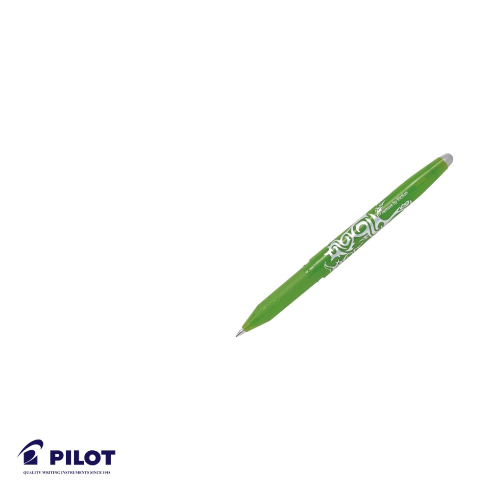 Roller Pilot FriXion Ball 0.7mm verde deschis, cerneala termosensibila, ideal pentru notite si schite [5]