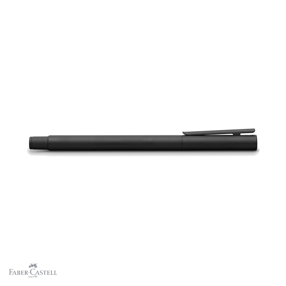 Roller premium Faber-Castell Neo Slim Metal, corp din otel negru mat, varf ceramic, pentru scriere profesionala [4]