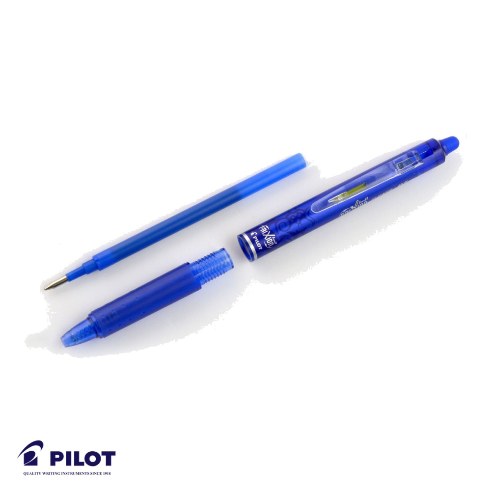 Roller retractabil Pilot FriXion Ball Clicker 0.7mm, cerneala albastru care se sterge, pentru birou si scoala [4]